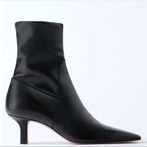 Zara leather boots